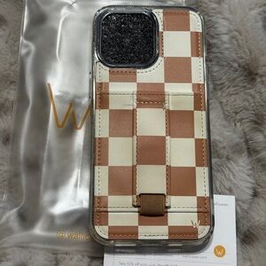 Walli checkered case Iphone 15 Pro Max